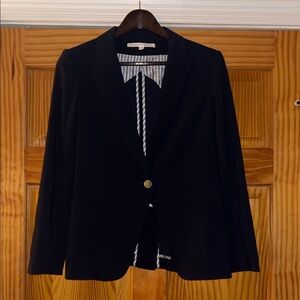 Veronica Beard Navy Blue Single-Button Blazer size 8